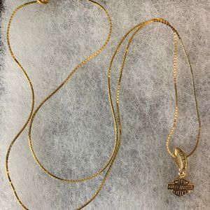 Black Hills Gold Harley Davidson Necklace